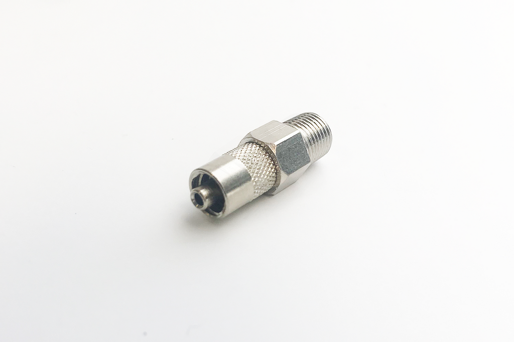 Syringe Luer lock fitting